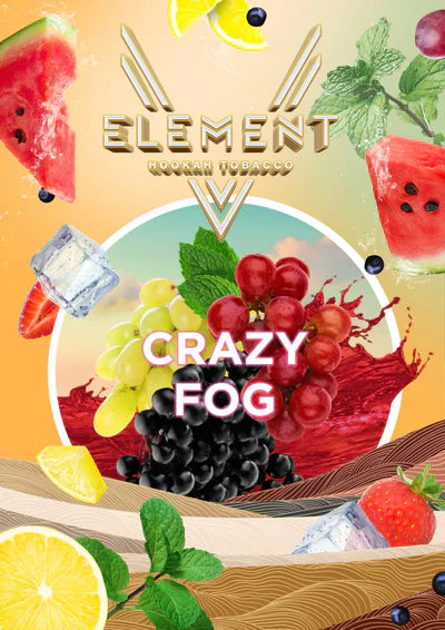 Element V-Line Crazy Fog 200g Hookah Flavors - 