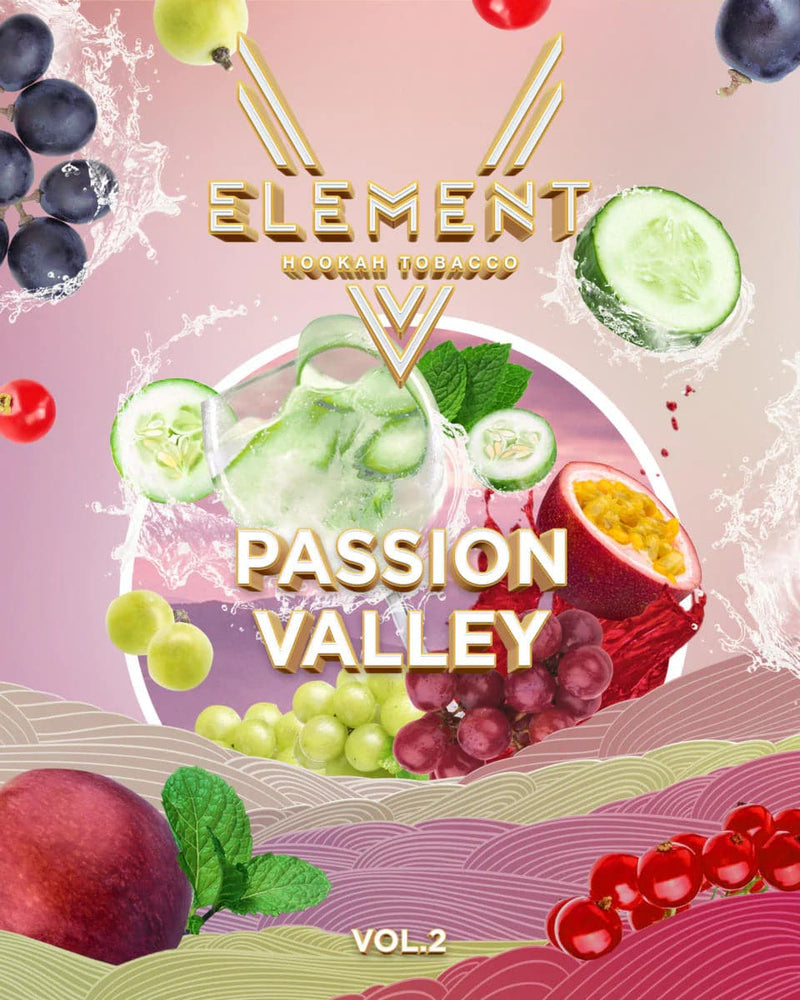 Element V-Line Passion Valley 200g Hookah Flavors - 