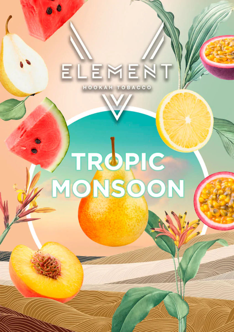 Element V-Line Tropic Monsoon 200g Hookah Flavors - 