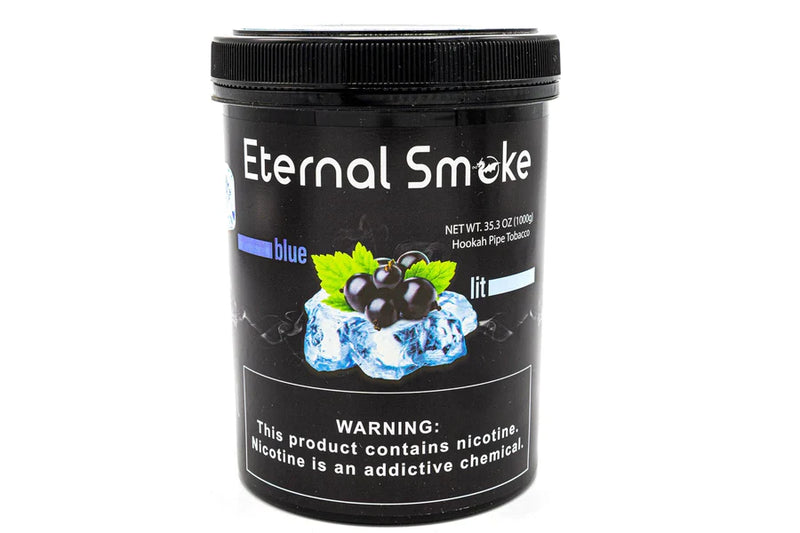 Eternal Smoke Blue Lit Hookah Shisha Tobacco Flavor - 1000g