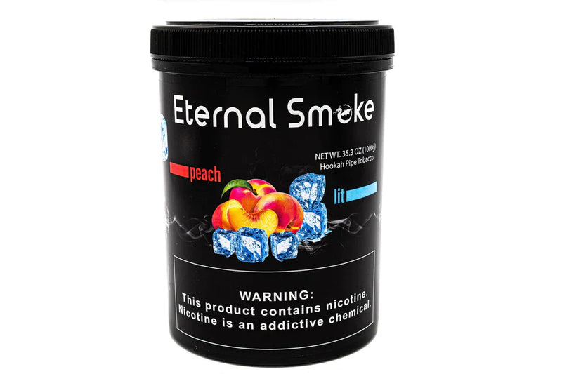 Eternal Smoke Peach Lit Hookah Shisha Tobacco Flavor - 1000g