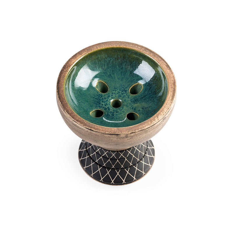 Alpha Hookah Shisha Bowl Turk Design - Forest