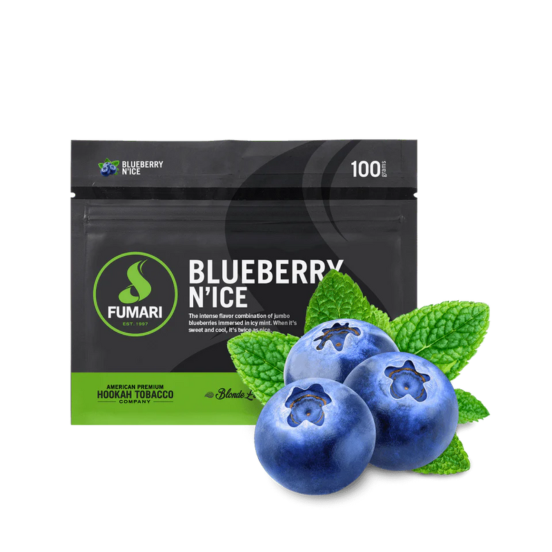 Fumari Blueberry N'Ice Hookah Shisha Flavor - 100g