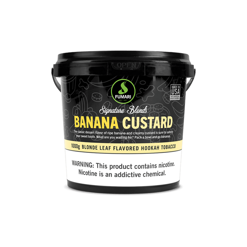 Fumari Banana Custard Hookah Shisha Flavor - 1000g