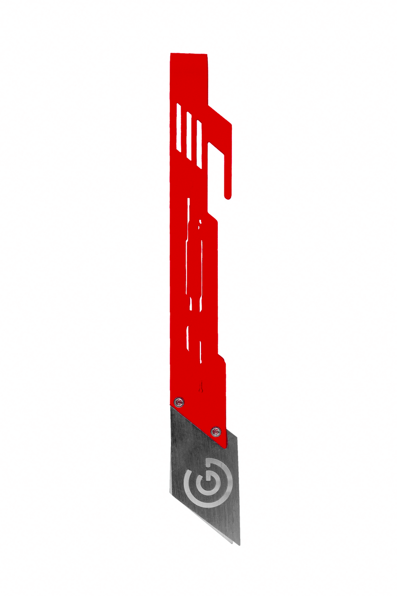 Geometry Hookah Tongs - Red