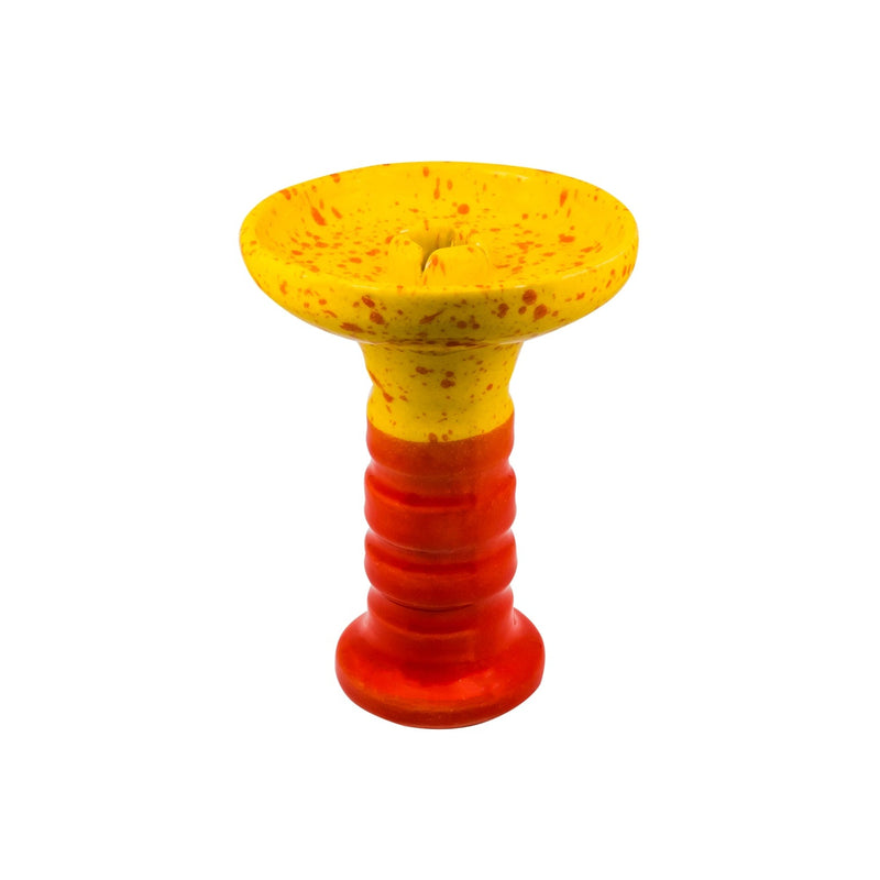 Harvik Blast Hookah Shisha Bowl - Yellow-Red