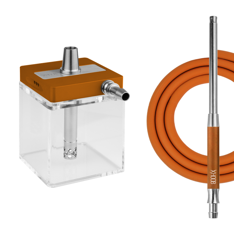 Hoob subAtom Hookah - Siena Orange