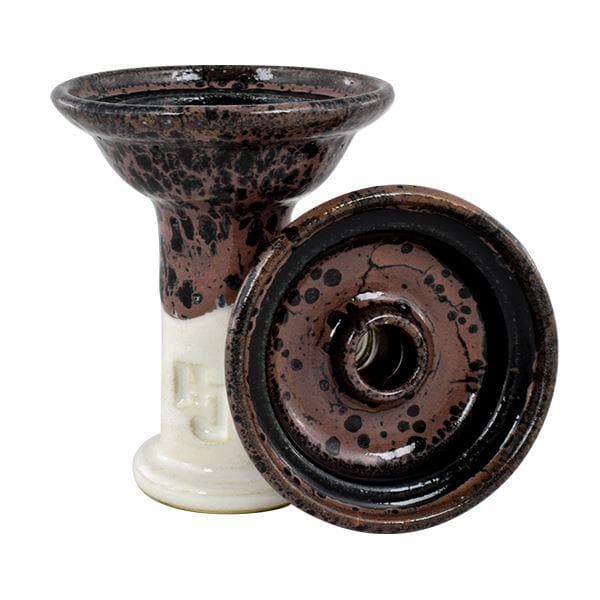 HookahJohn Ferris Hookah Shisha Bowl - Blackberry Over White