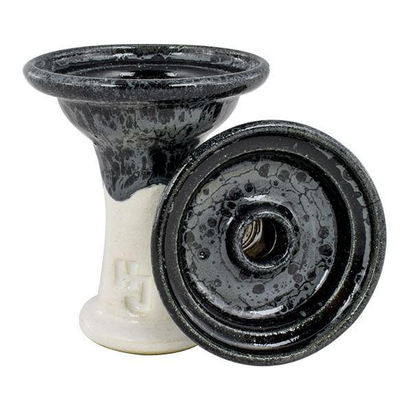 HookahJohn Ferris Hookah Shisha Bowl - Wet Ash Over White