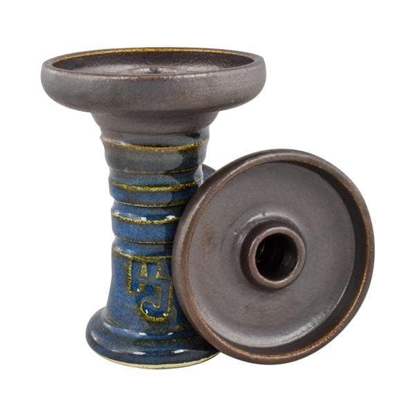 HookahJohn Retro Harmony Hookah Shisha Bowl - Nut Blue