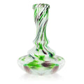 Hookah Tree EE3 Hookah Base - WHITE-GREEN-PURPLE