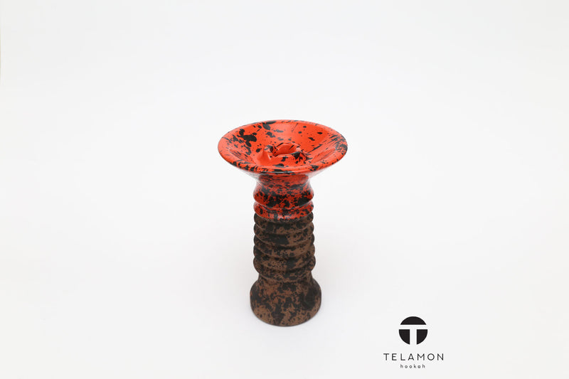 Telamon Alien Glaze Hookah Shisha Bowl - Orange