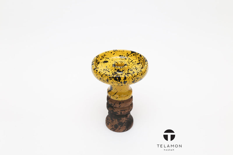 Telamon Harmony Glaze Hookah Shisha Bowl - Yellow