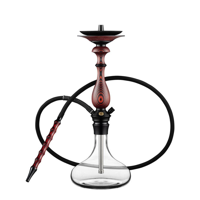 Japona Hookah Amur - Red / Transparent