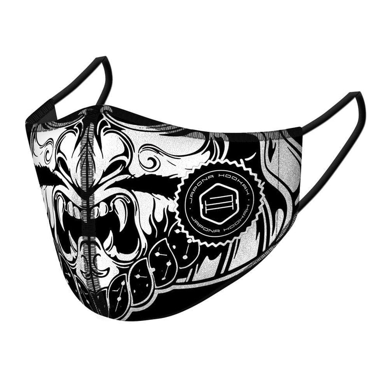 Japona Hookah Mask - Samurai Black/White