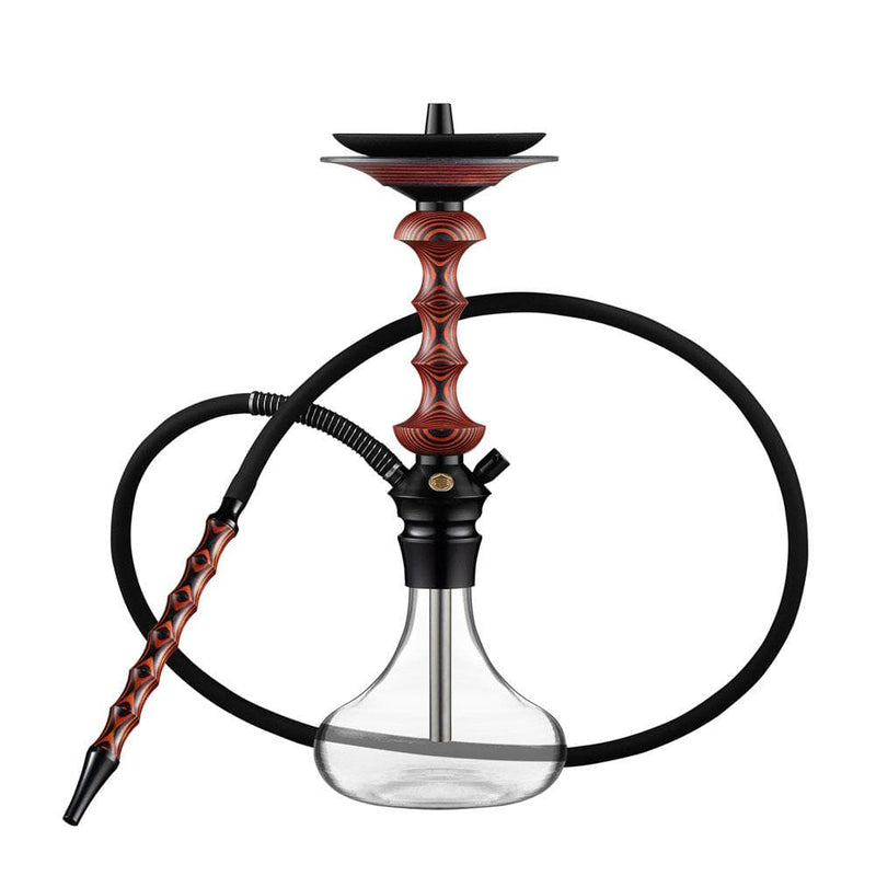 Japona Hookah Shuriken Mini - Red / Clear