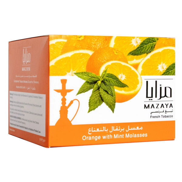 Mazaya Orange with Mint Hookah Flavors - 