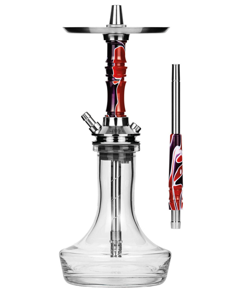 Moze Breeze Pro Hookah - Candy Line Red/Purple