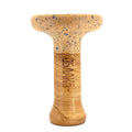 Oblako Phunnel L Glaze Hookah Shisha Bowl - Caramel/Blue Dots