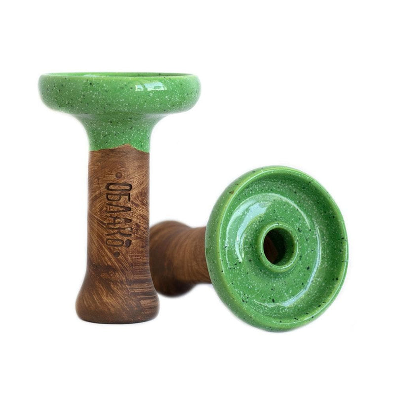 Oblako Phunnel L Glaze Hookah Shisha Bowl - Green