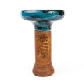 Oblako Phunnel L Glaze Hookah Shisha Bowl - Marble Blue/Black