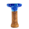 Oblako Phunnel L Glaze Hookah Shisha Bowl - Marble Double Blue