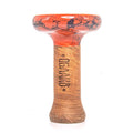 Oblako Phunnel L Glaze Hookah Shisha Bowl - Marble Orange/Black