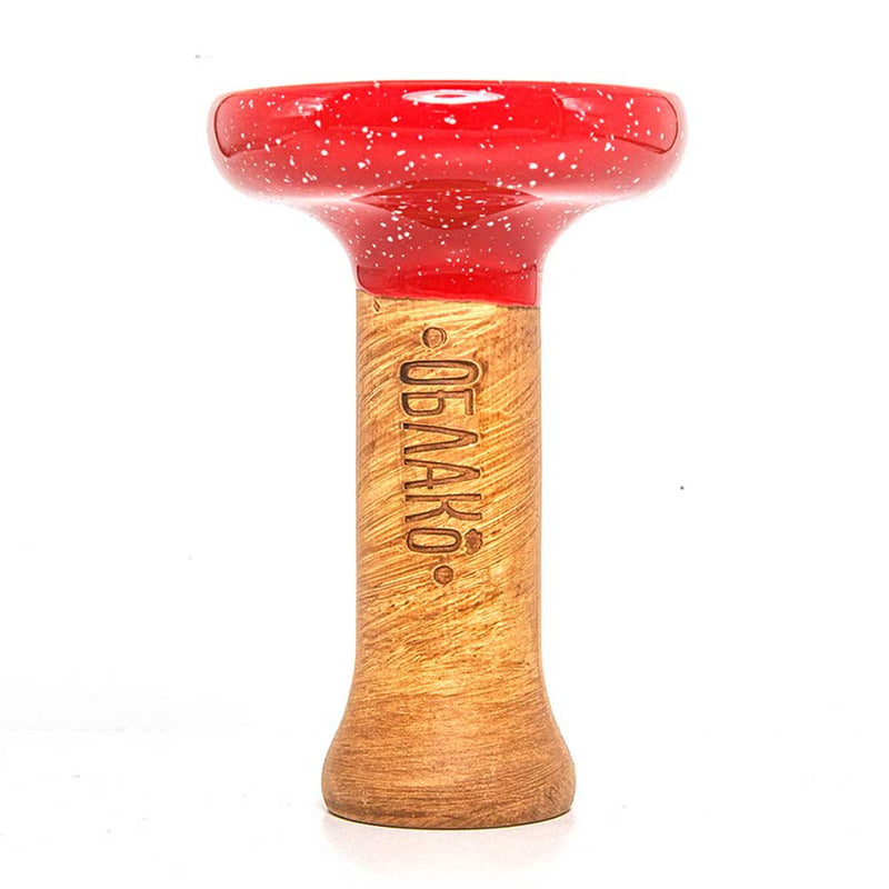 Oblako Phunnel L Glaze Hookah Shisha Bowl - Red Cosmos