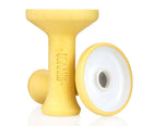 Oblako Phunnel L Mono Hookah Shisha Bowl - Yellow/White