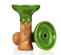 Oblako Phunnel M Glaze Hookah Shisha Bowl - Cucumber Green