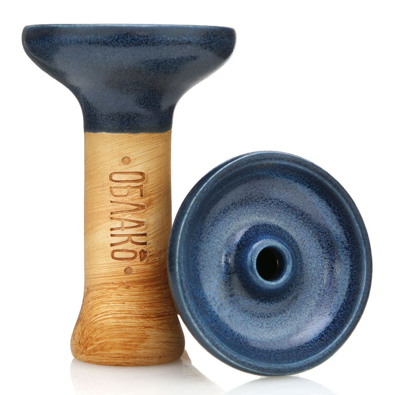 Oblako Phunnel M Glaze Hookah Shisha Bowl - Blue Chrome