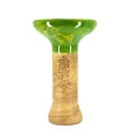 Oblako Phunnel M Glaze Hookah Shisha Bowl - Marble Green/Yellow