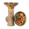 Oblako Phunnel M Glaze Hookah Shisha Bowl - Marble Orange/Black