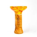 Oblako Phunnel M Glaze Hookah Shisha Bowl - Marble Orange/Red