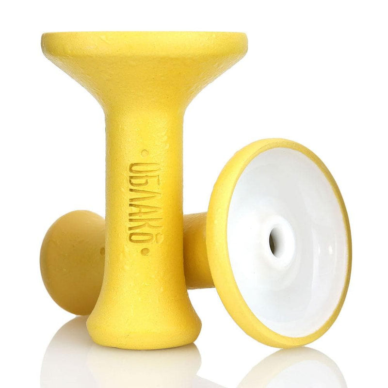 Oblako Phunnel M Mono Hookah Shisha Bowl - Yellow/White