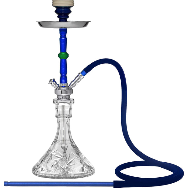 MYA P26008-001NQ Silver Crystal Hookah - 