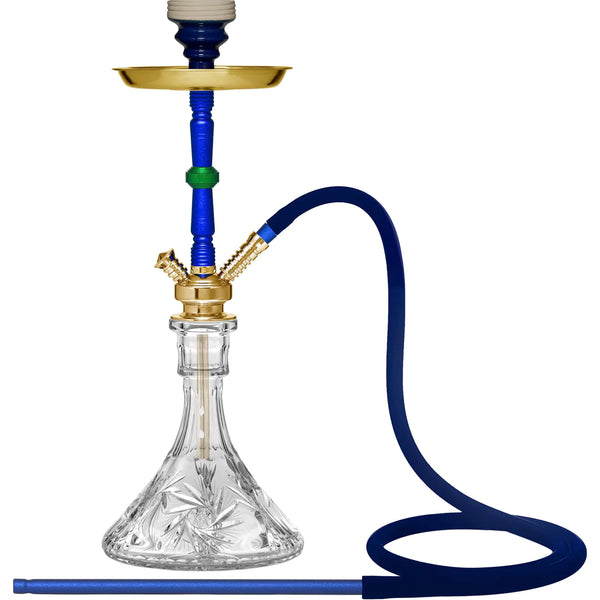 MYA P26008-001NQ Gold Crystal Hookah - 