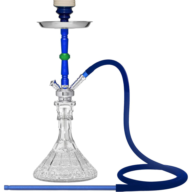 MYA P57001-001NQ SILVER Crystal Hookah - 