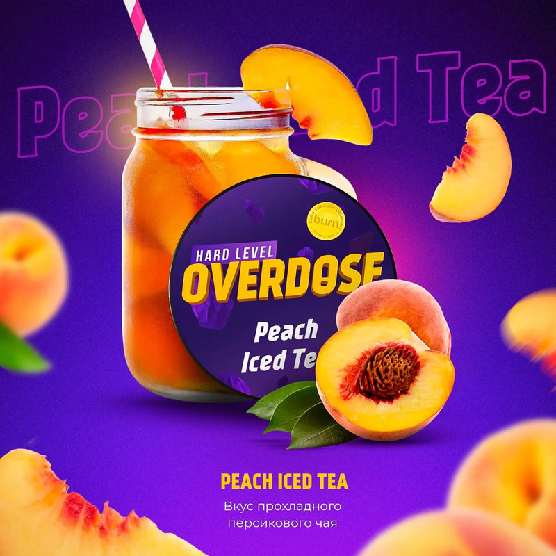 Overdose Peach Iced Tea Hookah Flavors - 