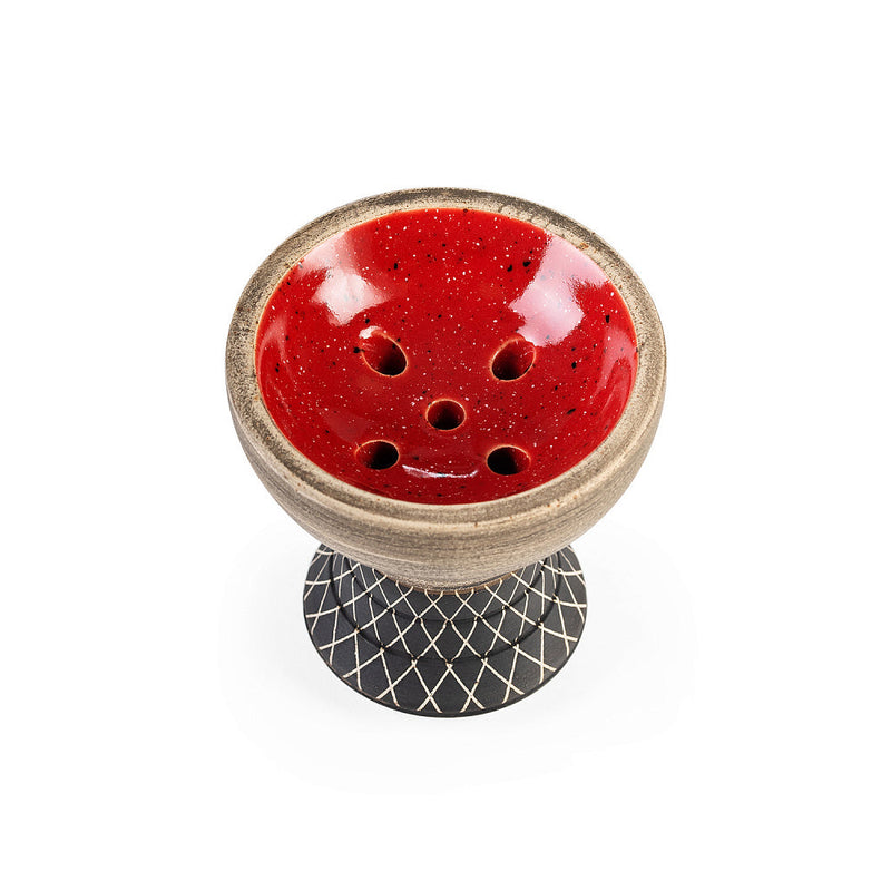 Alpha Hookah Shisha Bowl Turk Design - Red Sand