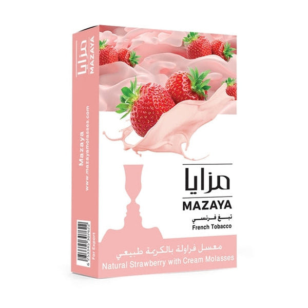 Mazaya Strawberry with Cream Hookah Flavors - 