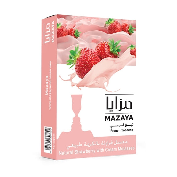 Mazaya Strawberry with Cream Hookah Flavors - 