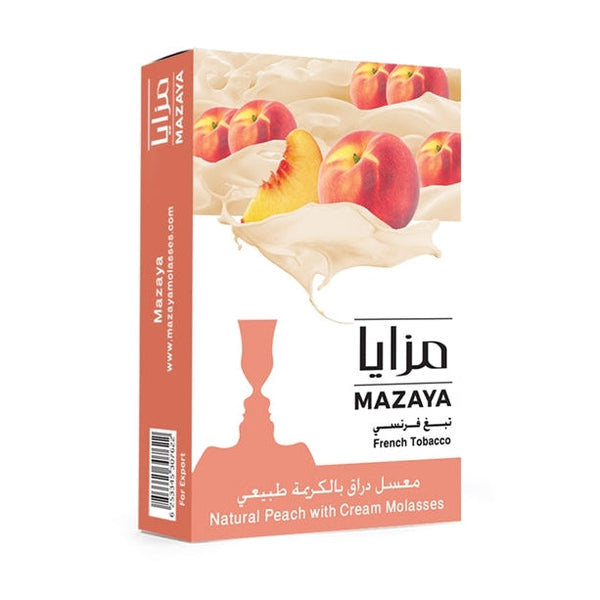 Mazaya Peach with Cream Hookah Flavors - 