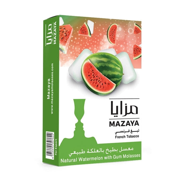 Mazaya Watermelon with Gum Hookah Flavors - 