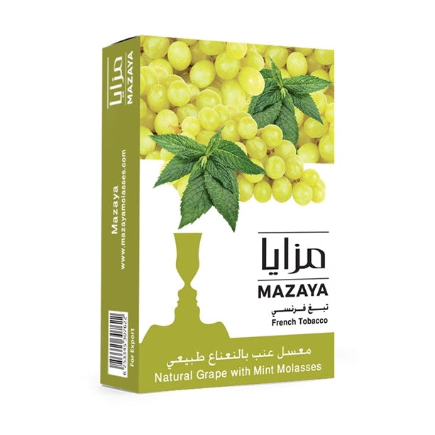 Mazaya Grape With Mint Hookah Flavors - 