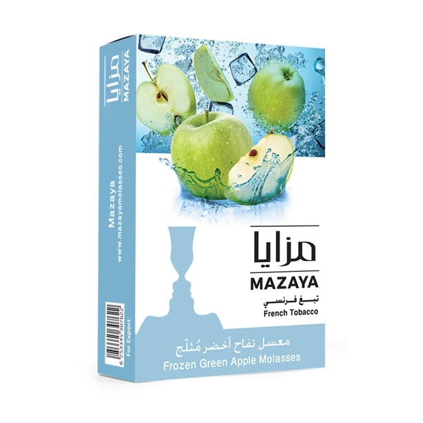 Mazaya Frozen Green Apple Hookah Flavors - 