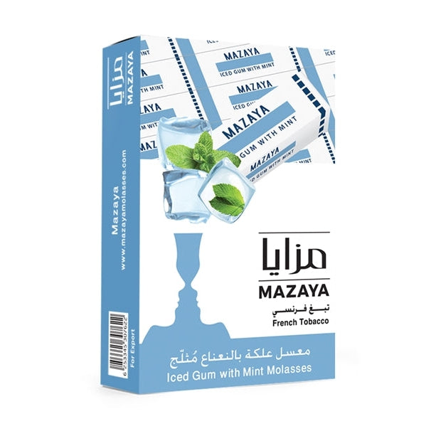 Mazaya Iced Gum with Mint Hookah Flavors - 