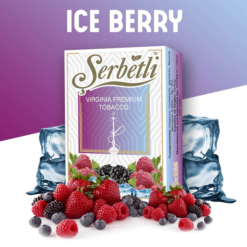 Serbetli Ice Berry Hookah Flavor - 50g