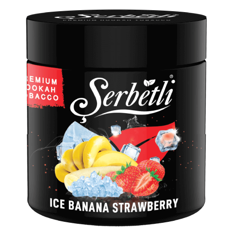 Serbetli Ice Banana Strawberry Hookah Flavor - 