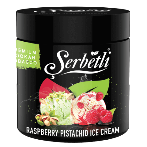 Serbetli Raspberry Pistachio Ice Cream Hookah Flavor - 